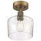 Access Lighting Port Nine Chardonnay, Chardonnay LED SemiFlush, Antique Brushed Brass Finish, Seeded Glass 63147LEDDLP-ABB/SDG - alternate 6